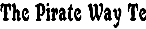 Font : OatmealCondensed Custom Text : The Pirate Way Test your own text here Click to download or to view this font on a tshirt that can be custom printed in Bali