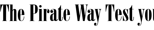 Font : Obelisk-Regular Custom Text : The Pirate Way Test your own text here Click to download or to view this font on a tshirt that can be custom printed in Bali
