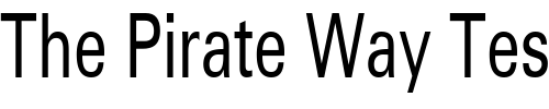 Font : ObeliskCondensed Custom Text : The Pirate Way Test your own text here Click to download or to view this font on a tshirt that can be custom printed in Bali