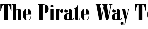 Font : ObeliskGrand-Regular Custom Text : The Pirate Way Test your own text here Click to download or to view this font on a tshirt that can be custom printed in Bali