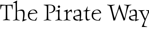 Font : ObeliskITC-TT-Light Custom Text : The Pirate Way Test your own text here Click to download or to view this font on a tshirt that can be custom printed in Bali