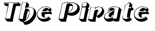 Font : ObeliskSSK-Italic Custom Text : The Pirate Way Test your own text here Click to download or to view this font on a tshirt that can be custom printed in Bali