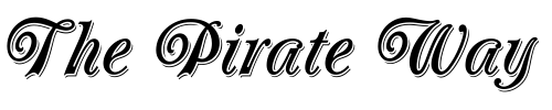 Font : Oberon-LET-Plain-1 Custom Text : The Pirate Way Test your own text here Click to download or to view this font on a tshirt that can be custom printed in Bali