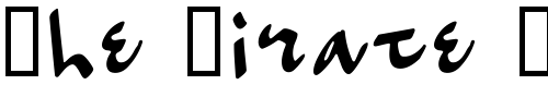 Font : Oblata-Kurrenta Custom Text : The Pirate Way Test your own text here Click to download or to view this font on a tshirt that can be custom printed in Bali
