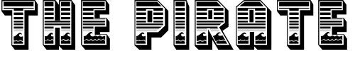 Font : Ocean-View-Initials Custom Text : The Pirate Way Test your own text here Click to download or to view this font on a tshirt that can be custom printed in Bali