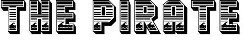 Font : OceanView-Initials Custom Text : The Pirate Way Test your own text here Click to download or to view this font on a tshirt that can be custom printed in Bali