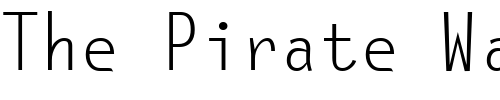 Font : Ocelot-Monowidth Custom Text : The Pirate Way Test your own text here Click to download or to view this font on a tshirt that can be custom printed in Bali