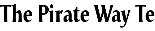Font : Odense-Cond-Bold Custom Text : The Pirate Way Test your own text here Click to download or to view this font on a tshirt that can be custom printed in Bali