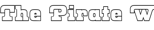 Font : Odin_Becker_Outline Custom Text : The Pirate Way Test your own text here Click to download or to view this font on a tshirt that can be custom printed in Bali