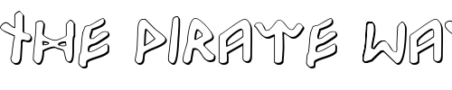 Font : Odinson-Outline Custom Text : The Pirate Way Test your own text here Click to download or to view this font on a tshirt that can be custom printed in Bali