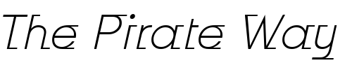 Font : Odyssee-ITC-TT-LightItalic Custom Text : The Pirate Way Test your own text here Click to download or to view this font on a tshirt that can be custom printed in Bali