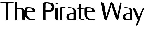 Font : Odyssey-Bold Custom Text : The Pirate Way Test your own text here Click to download or to view this font on a tshirt that can be custom printed in Bali