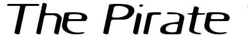 Font : OdysseyExtended-Oblique Custom Text : The Pirate Way Test your own text here Click to download or to view this font on a tshirt that can be custom printed in Bali