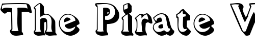 Font : OetjenShadowDisplay Custom Text : The Pirate Way Test your own text here Click to download or to view this font on a tshirt that can be custom printed in Bali