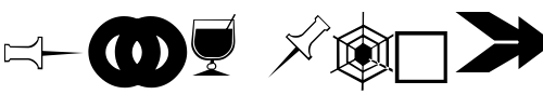 Font : OfficeDings Custom Text : The Pirate Way Test your own text here Click to download or to view this font on a tshirt that can be custom printed in Bali