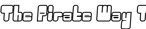Font : Oggle Custom Text : The Pirate Way Test your own text here Click to download or to view this font on a tshirt that can be custom printed in Bali