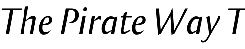 Font : OgiremaItalic Custom Text : The Pirate Way Test your own text here Click to download or to view this font on a tshirt that can be custom printed in Bali