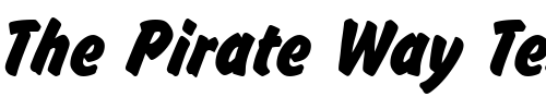 Font : OkayD Custom Text : The Pirate Way Test your own text here Click to download or to view this font on a tshirt that can be custom printed in Bali