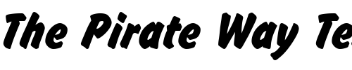 Font : Okay_Becker Custom Text : The Pirate Way Test your own text here Click to download or to view this font on a tshirt that can be custom printed in Bali