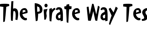 Font : OkrienHmkBold Custom Text : The Pirate Way Test your own text here Click to download or to view this font on a tshirt that can be custom printed in Bali