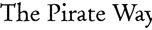 Font : OldClaudeLP Custom Text : The Pirate Way Test your own text here Click to download or to view this font on a tshirt that can be custom printed in Bali