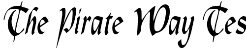 Font : OldCountryCondensed-Italic Custom Text : The Pirate Way Test your own text here Click to download or to view this font on a tshirt that can be custom printed in Bali