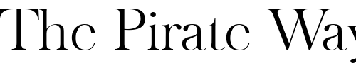 Font : Oldbaskerville-Light Custom Text : The Pirate Way Test your own text here Click to download or to view this font on a tshirt that can be custom printed in Bali