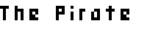 Font : hooge-05_58 Custom Text : The Pirate Way Test your own text here Click to download or to view this font on a tshirt that can be custom printed in Bali