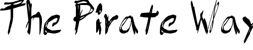 Font : jb_hell Custom Text : The Pirate Way Test your own text here Click to download or to view this font on a tshirt that can be custom printed in Bali