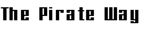 Font : joeBob-straight Custom Text : The Pirate Way Test your own text here Click to download or to view this font on a tshirt that can be custom printed in Bali
