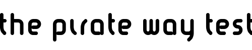 Font : kazoo Custom Text : The Pirate Way Test your own text here Click to download or to view this font on a tshirt that can be custom printed in Bali