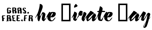 Font : lavomatic-script Custom Text : The Pirate Way Test your own text here Click to download or to view this font on a tshirt that can be custom printed in Bali