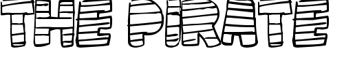 Font : loco-tv Custom Text : The Pirate Way Test your own text here Click to download or to view this font on a tshirt that can be custom printed in Bali