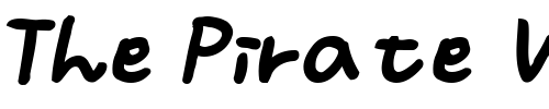 Font : m-script-Two-BoldOblique Custom Text : The Pirate Way Test your own text here Click to download or to view this font on a tshirt that can be custom printed in Bali