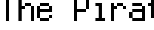 Font : mono-08_55 Custom Text : The Pirate Way Test your own text here Click to download or to view this font on a tshirt that can be custom printed in Bali