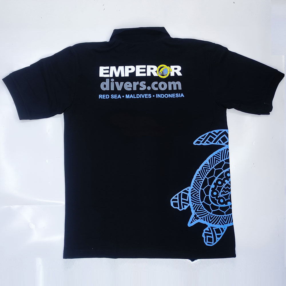 emperor divers polo shirt turtle