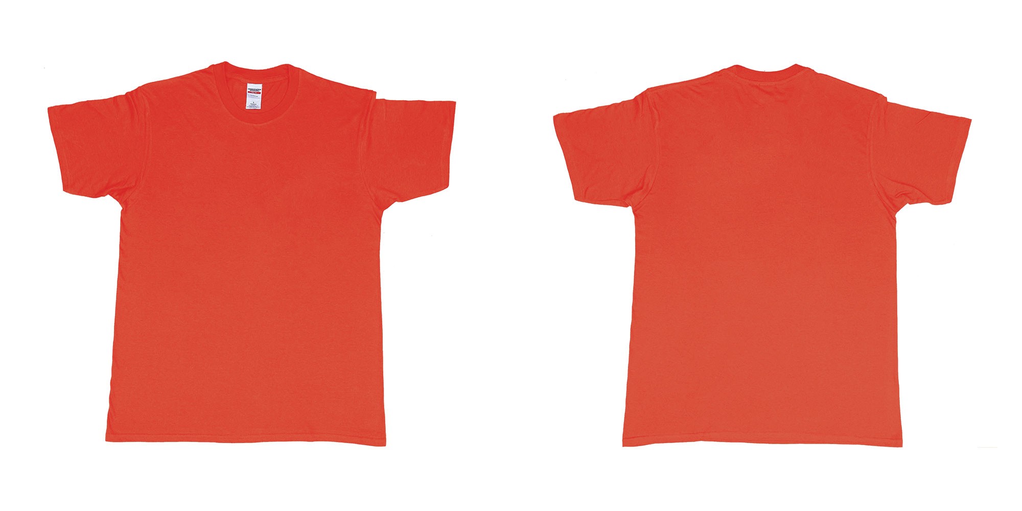 Custom tshirt design blank quality shirt or own custom print in fabric color red choice your own text made in Bali by The Pirate Way