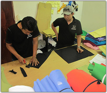 Perfecting a pattern before production
