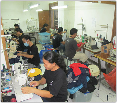 Sewing a t-shirt