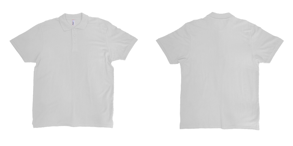 8100 Polo Premium Cotton Shirt - front and back