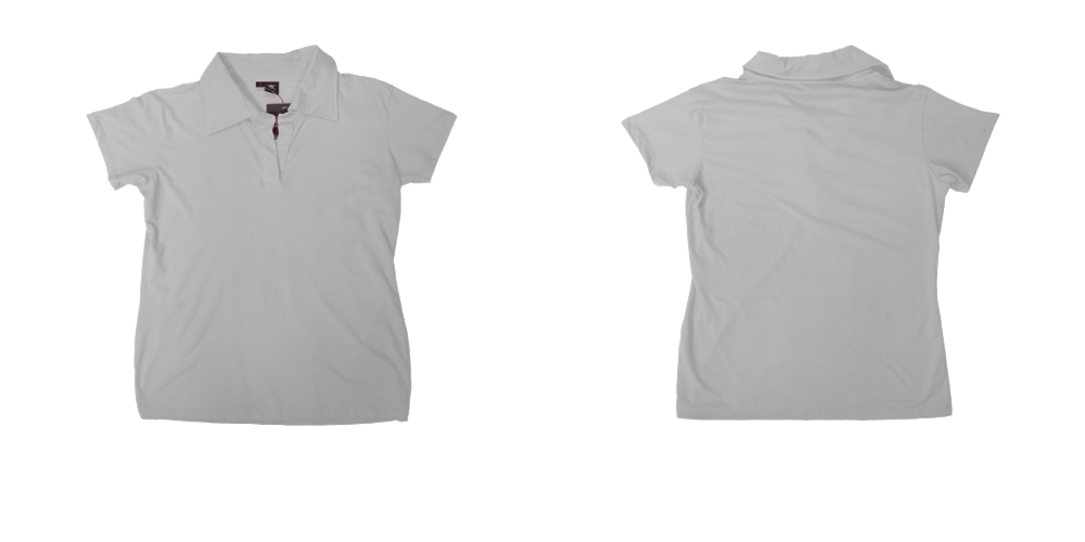 L01G Women Polo Shirt - front and back