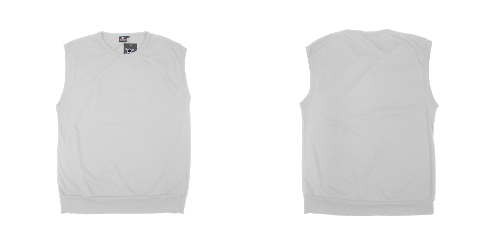 T06S Sleeveless BigRib - front and back